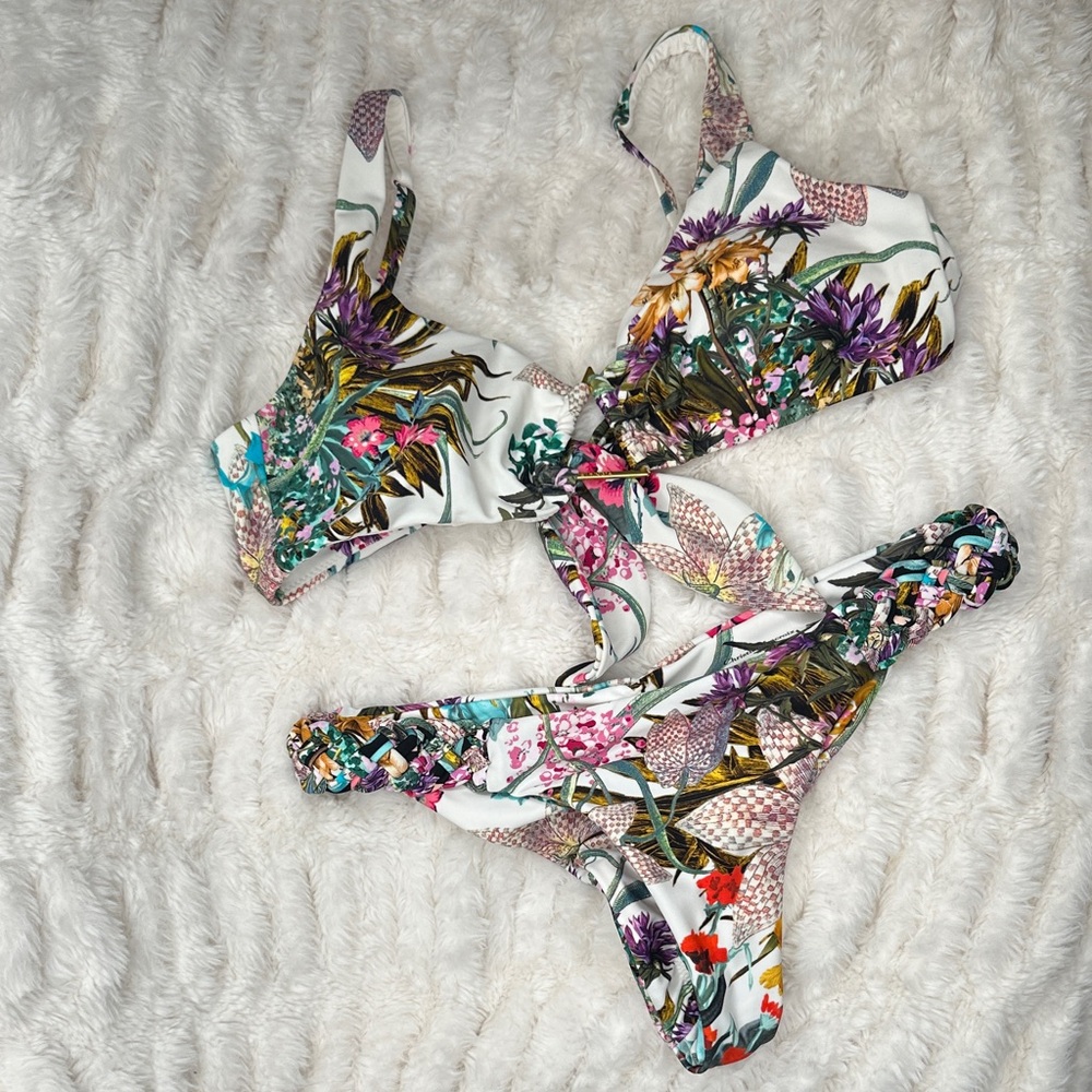 Christian Lacroix Multicolor Floral Bikini